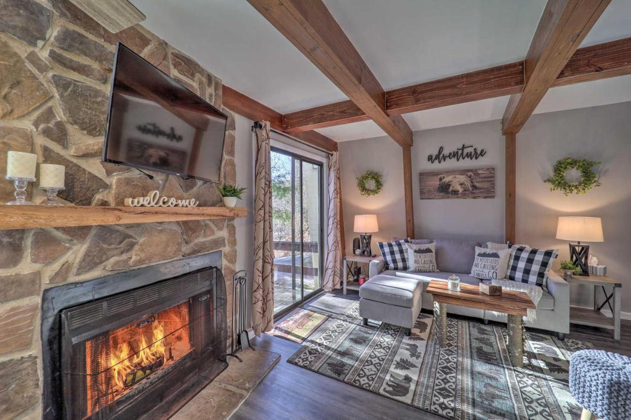 Banner Elk Mountain Retreat With Deck And Fireplace Luaran gambar