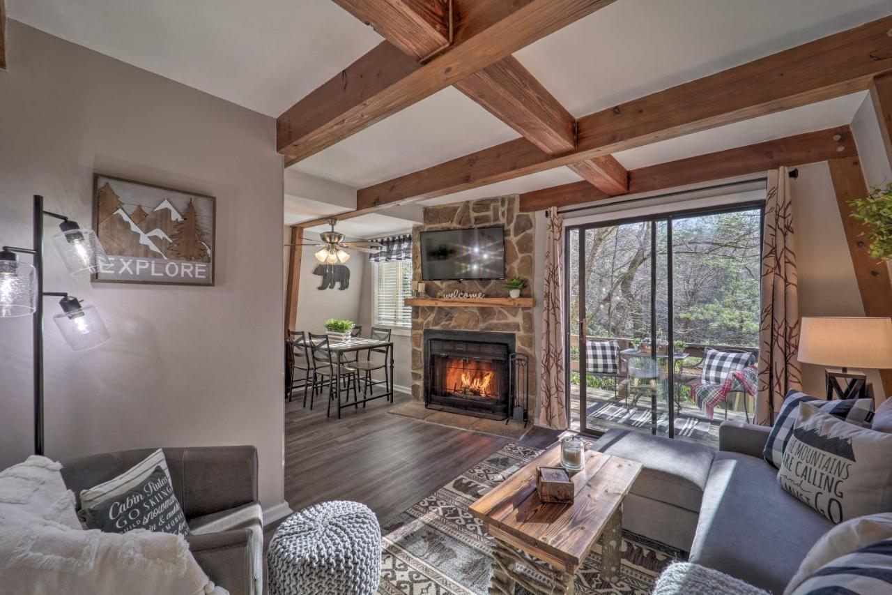 Banner Elk Mountain Retreat With Deck And Fireplace Luaran gambar
